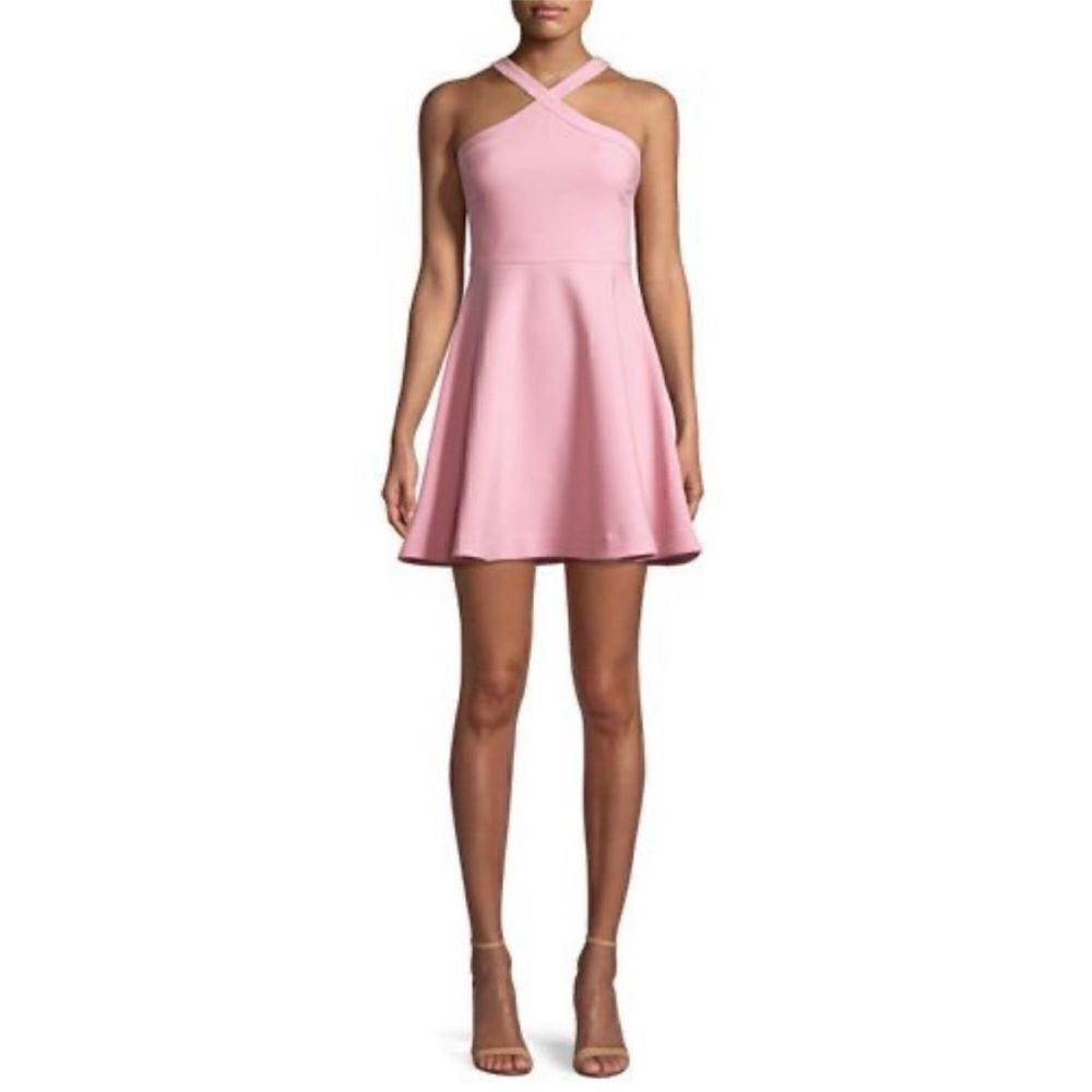 LIKELY Ashland skater dress pink size 8 NWT